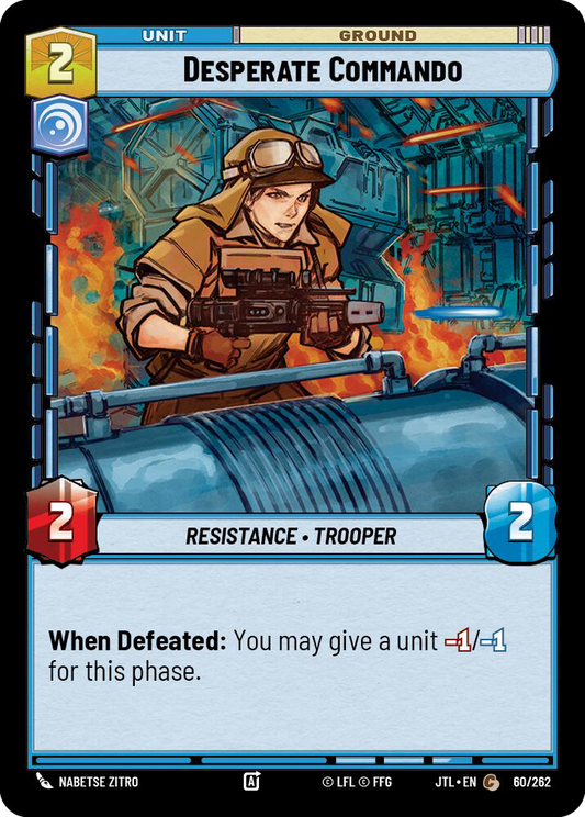 【JTL558/EN】Desperate Commando(Foil)