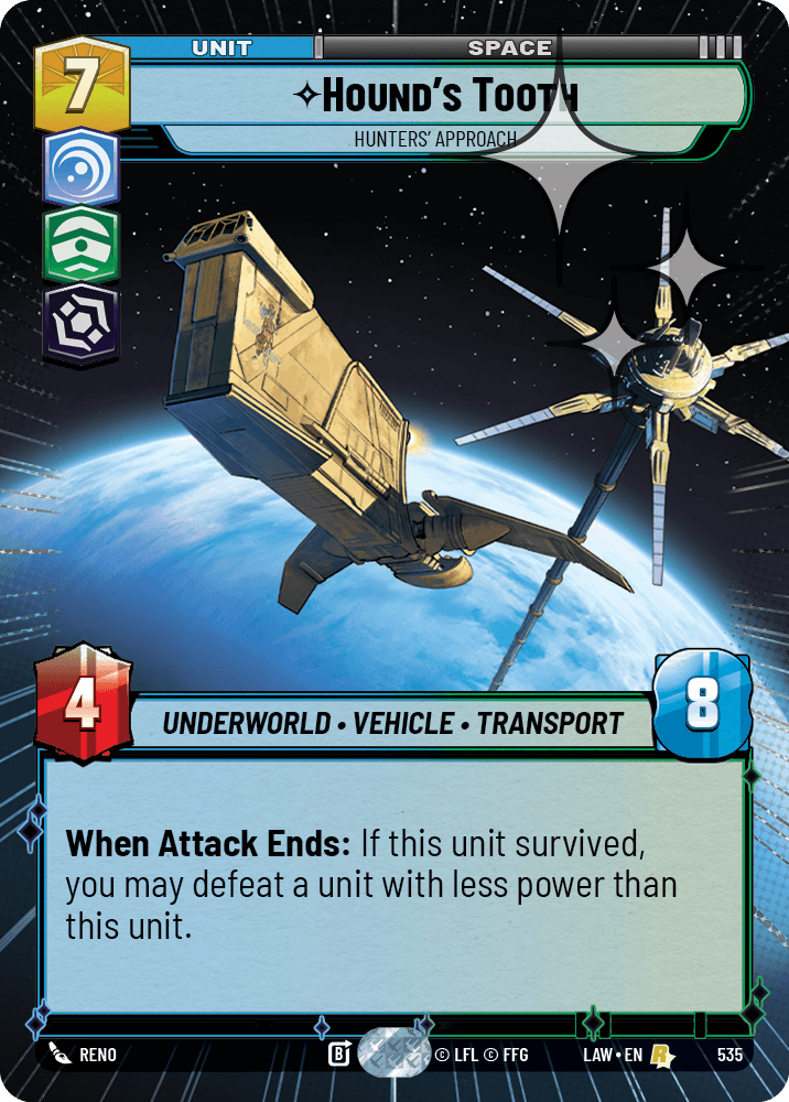 【LAW535/EN】Hound's Tooth - Hunter's Approach (Hyperspace/Foil)