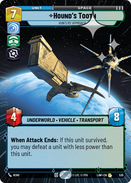 【LAW535/EN】Hound's Tooth - Hunter's Approach (Hyperspace/Foil)