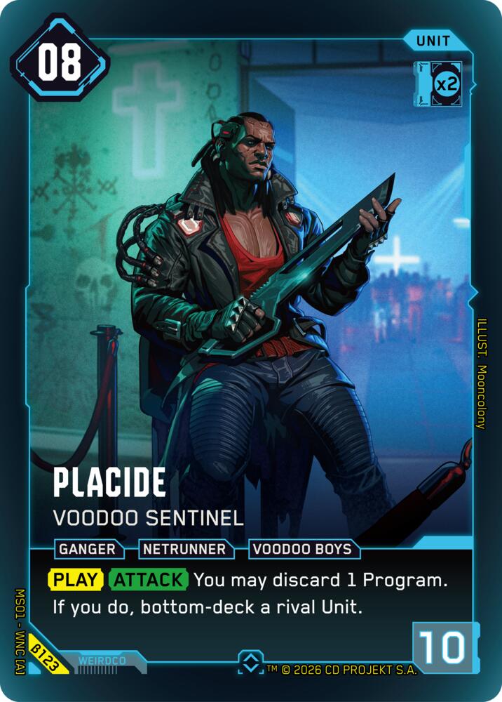 【WNCBβ123/EN】Placide: Voodoo Sentinel