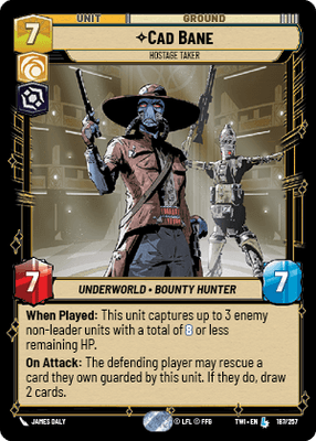 【TWI187/EN】Cad Bane - Hostage Taker