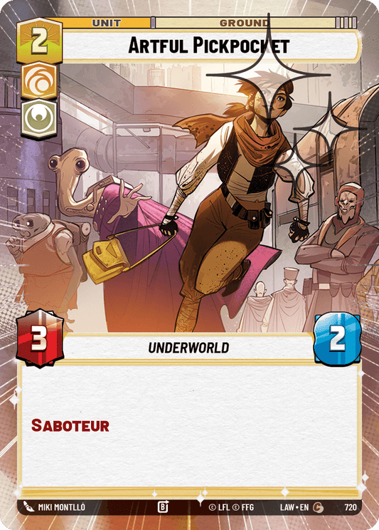 【LAW720/EN】Artful Pickpocket (Hyperspace/Foil)