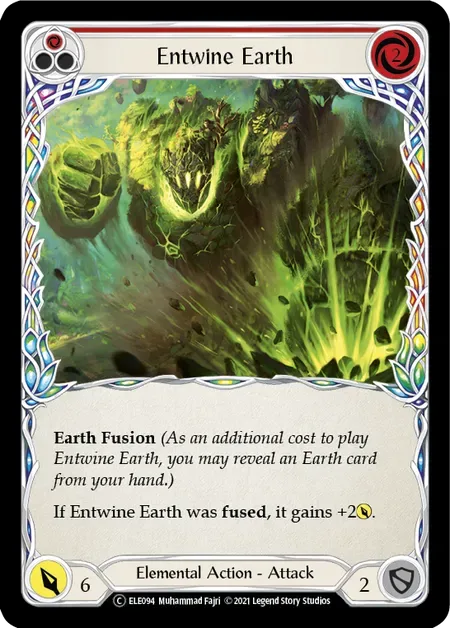 【U-ELE094/EN】Entwine Earth[Red]