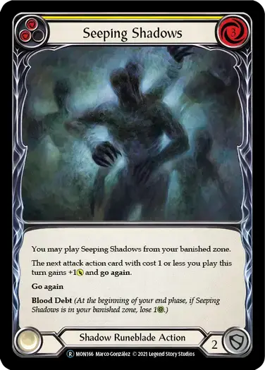 【U-MON166/EN】Seeping Shadows[Yellow]