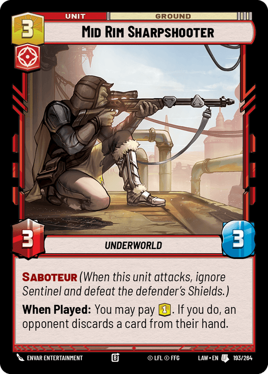 【LAW193/EN】Mid Rim Sharpshooter