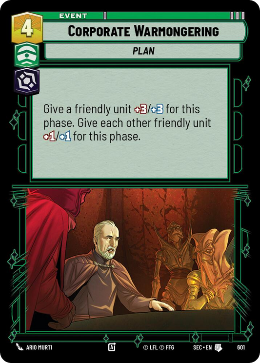 【SEC0601/EN】Corporate Warmongering (Foil)