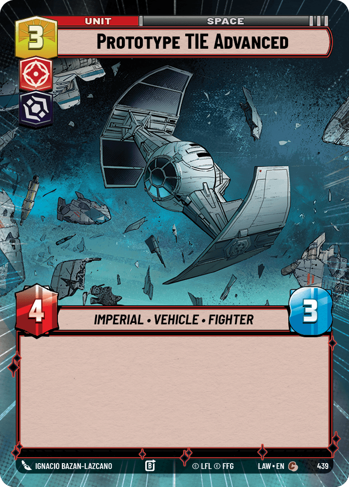 【LAW439/EN】Prototype TIE Advanced (Hyperspace)