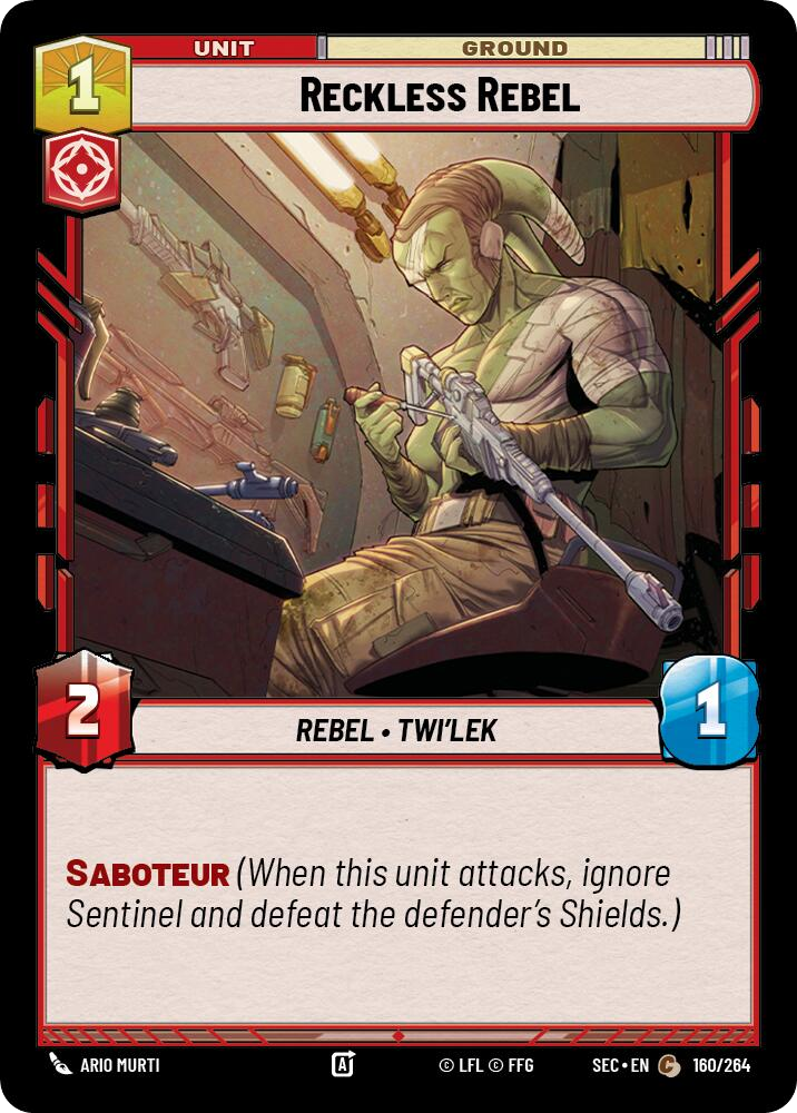 【SEC0160/EN】Reckless Rebel