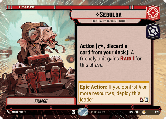 【LAW276/EN】Sebulba - Especially Dangerous Dug (Hyperspace)