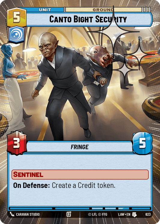 【LAW623/EN】Canto Bight Security (Hyperspace/Foil)