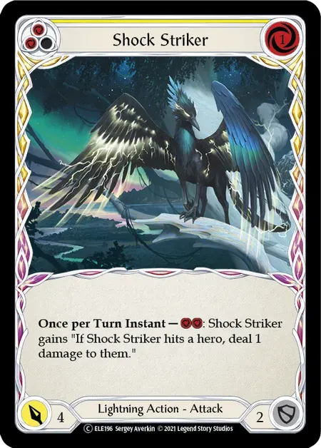 【U-ELE196/EN】Shock Striker[Yellow]