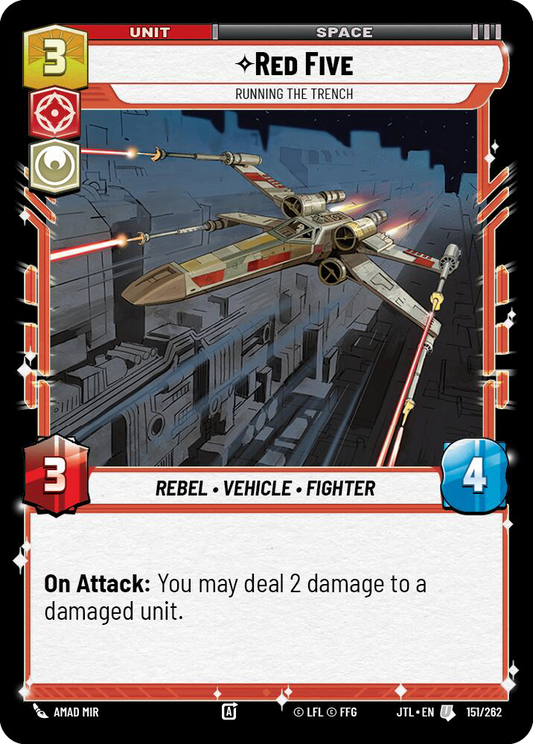 【JTL649/EN】Red Five - Running the Trench(Foil)