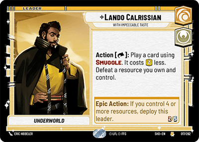 【SHD017/EN】Lando Calrissian - With Impeccable Taste