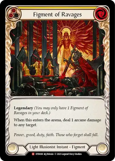 【DTD008/EN】Figment of Ravages|Sekem, Archangel of Ravages