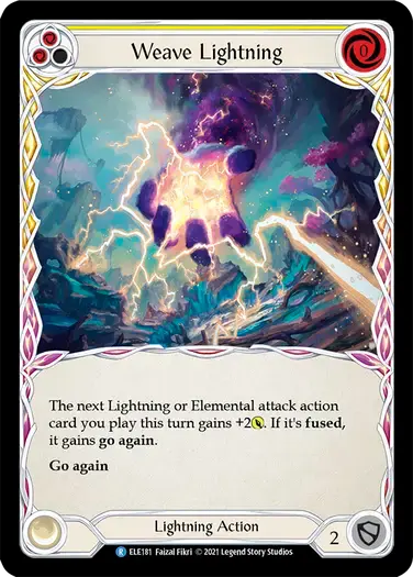 【ELE181/EN】Weave Lightning[Yellow]