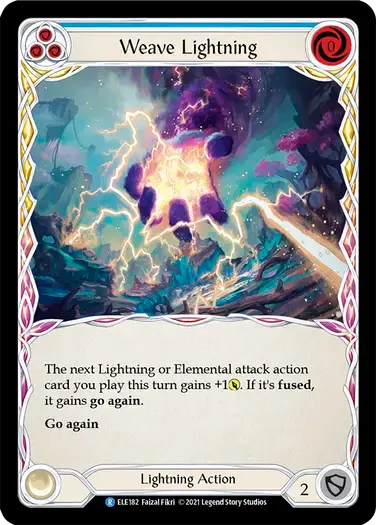 【ELE182/EN/RF】Weave Lightning[Blue]