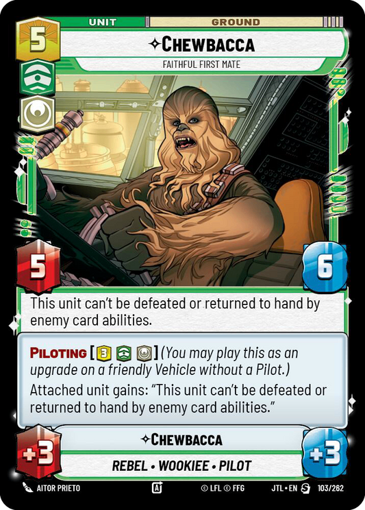 【JTL601/EN】Chewbacca - Faithful First Mate(Foil)
