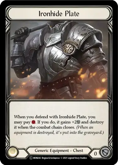 【U-MON242/EN/RF】Ironhide Plate