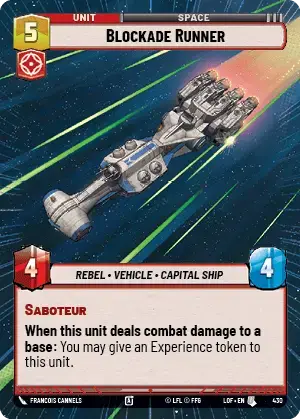 【LOF906/EN】Blockade Runner(Hyperspace/Foil)