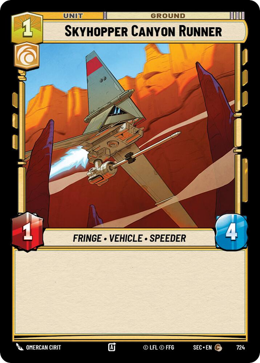 【SEC0724/EN】Skyhopper Canyon Runner (Foil)