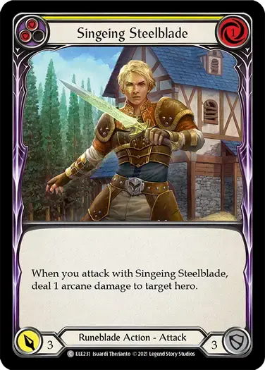 【ELE231/EN】Singeing Steelblade[Yellow]