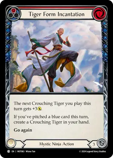 【MST063/EN】Tiger Form Incantation/虎変化の術[Red]