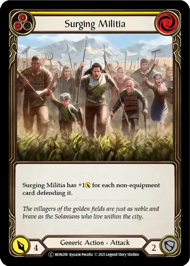 【U-MON288/EN】Surging Militia[Yellow]