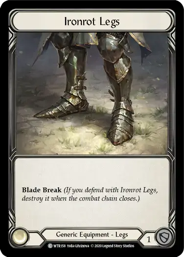 【U-WTR158/EN/RF】Ironrot Legs