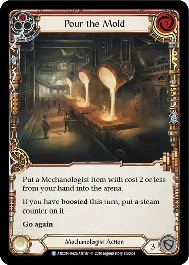 【U-ARC014/EN】Pour the Mold[Red]
