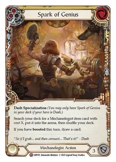 【傷あり特価】【1HP191/EN】Spark of Genius