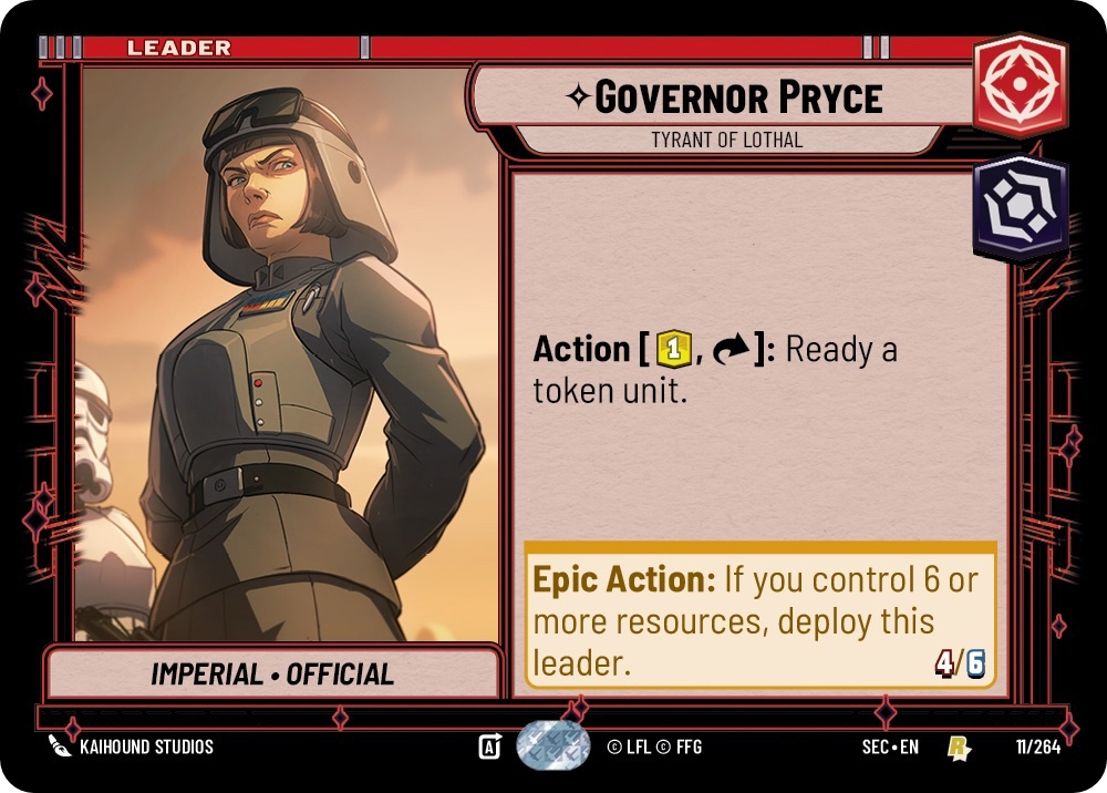 【SEC0011/EN】Governor Pryce - Tyrant of Lothal