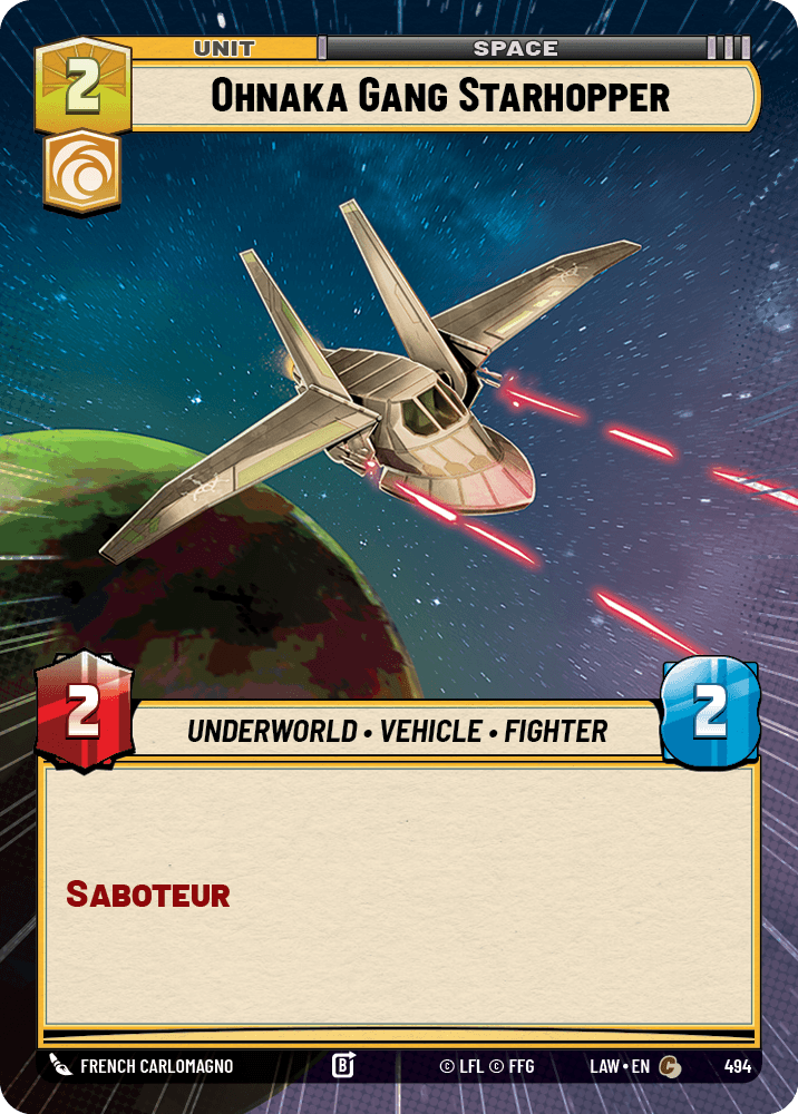 【LAW494/EN】Ohnaka Gang Starhopper (Hyperspace)