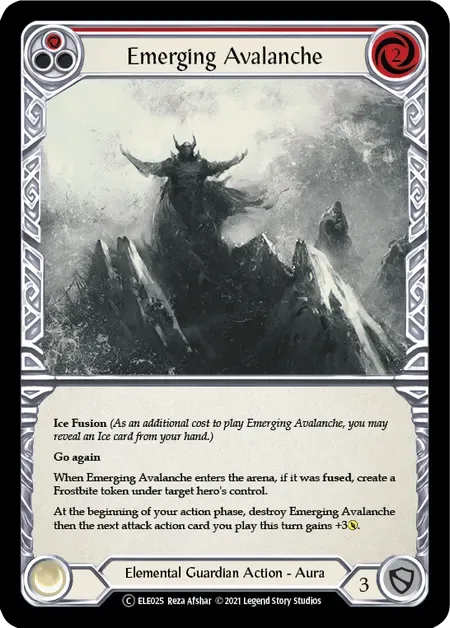 【U-ELE025/EN】Emerging Avalanche[Red]
