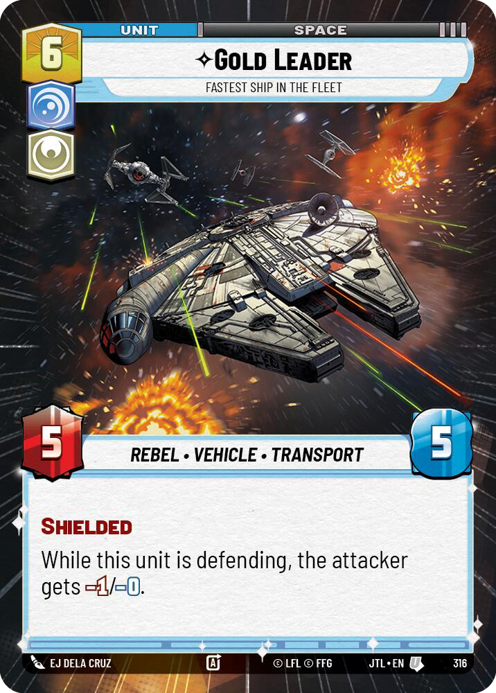 【JTL316/EN】Gold Leader - Fastest Ship in the Fleet(Hyperspace)