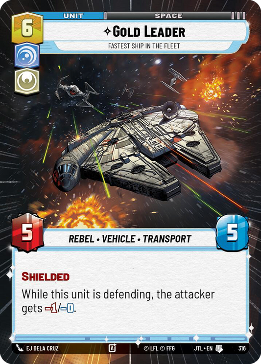 【JTL316/EN】Gold Leader - Fastest Ship in the Fleet(Hyperspace)