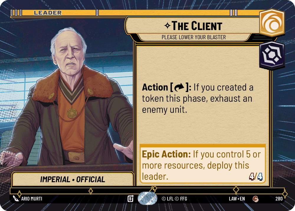 【LAW280/EN】The Client - Please Lower Your Blaster (Hyperspace)