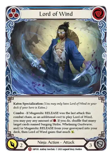 【傷あり特価】【1HP101/EN】Lord of Wind