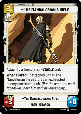 【傷あり特価】【SHD251/EN】The Mandalorian’s Rifle