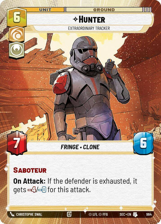 【SEC0964/EN】Hunter - Extraordinary Tracker (Hyperspace/Foil)