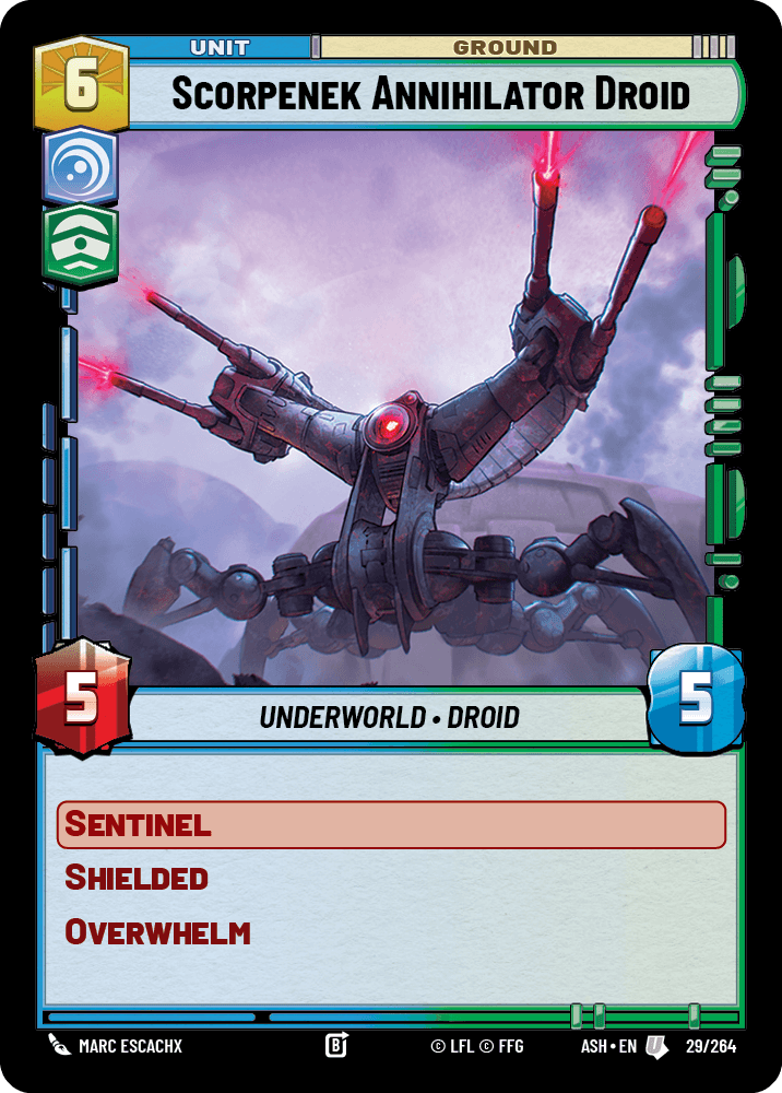 【ASH029/EN】Scorpenek Annihilator Droid