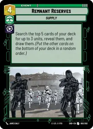 【SHD093/EN】Remnant Reserves(FOIL)