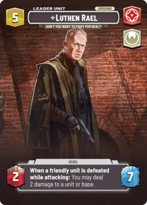 【SEC1033/EN】Luthen Rael - Don't You Want to Fight For Real?(Showcase)