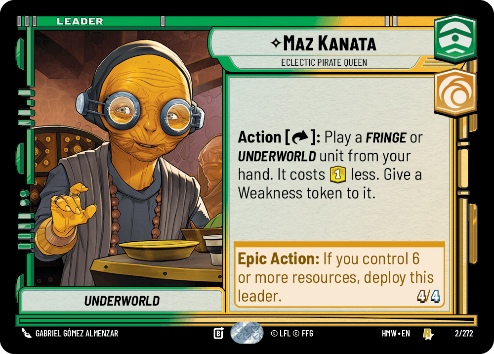 【HMW002/EN】Maz Kanata - Eclectic Pirate Queen