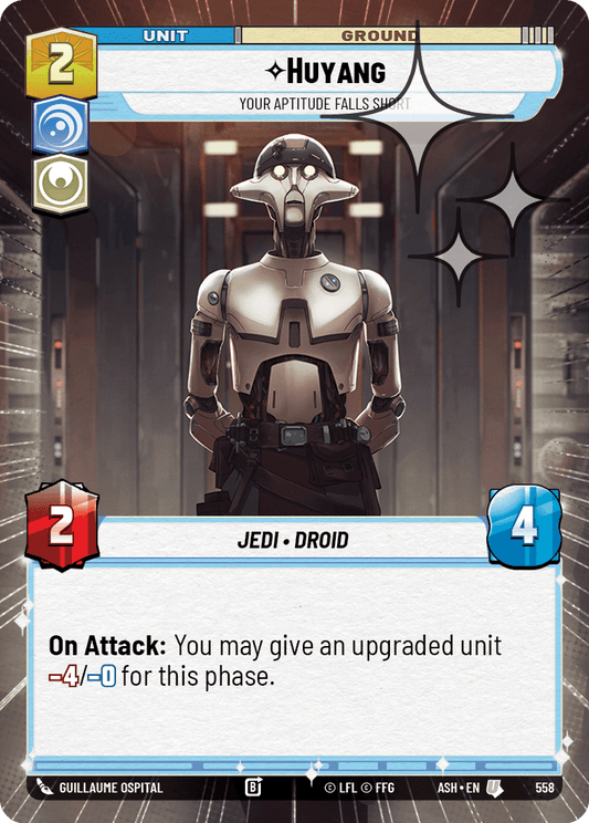 【ASH558/EN】Huyang - Your Aptitude Falls Short (Hyperspace/Foil)