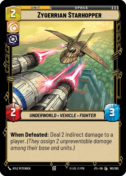 【JTL681/EN】Zygerrian Starhopper(Foil)