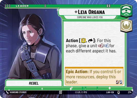【LAW274/EN】Leia Organa - Someone who loves you (Hyperspace)