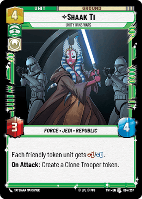 【TWI094/EN】Shaak Ti - Unity Wins Wars(FOIL)