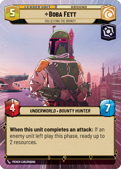 【傷あり特価】【SOR281/EN】Boba Fett - Collecting the Bounty (HYPERSPACE)