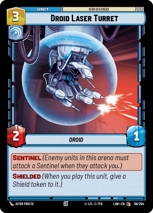 【LAW118/EN】Droid Laser Turret