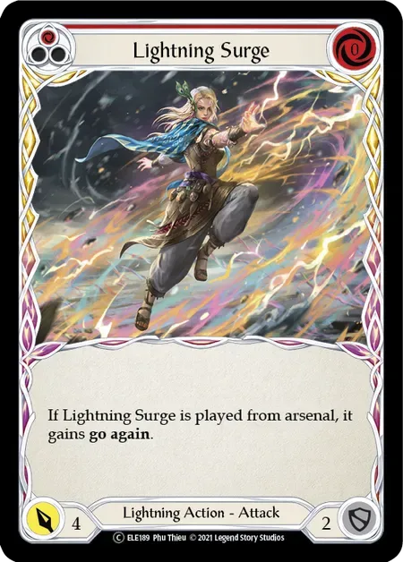【U-ELE189/EN】Lightning Surge[Red]